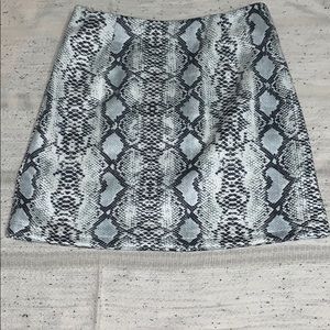 Snake skin skirt